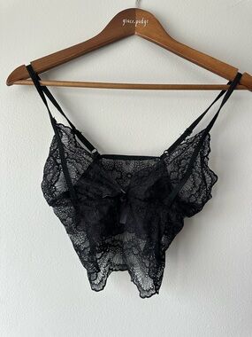 SHEIN Black Lace Bralette Cami